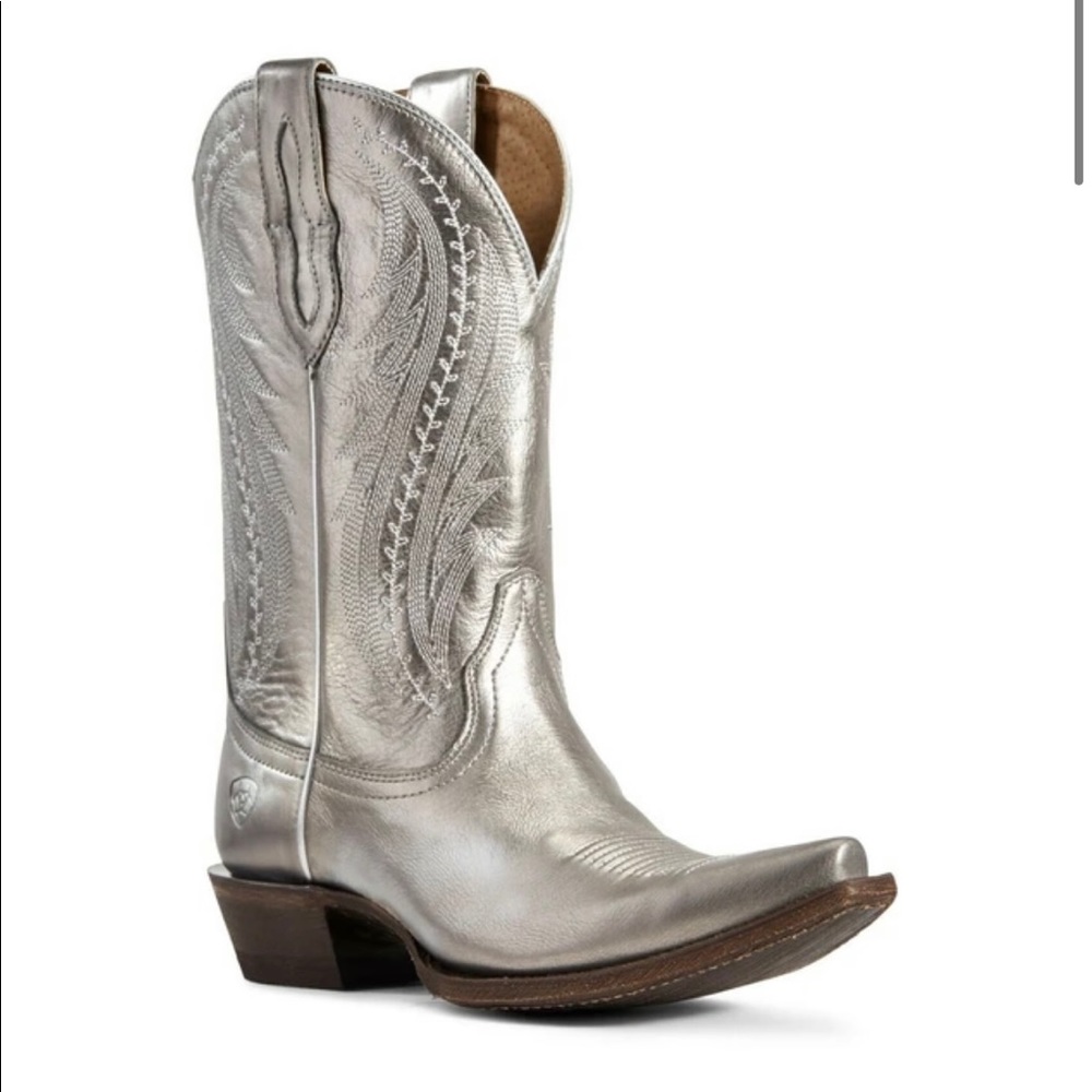 Ariat Ladies Silver Tailgate Western Boots